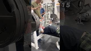 15 Year Old’s 315 Bench Press 💀🫣 [upl. by Corri940]