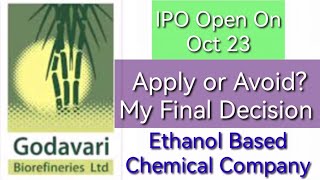 Godavari Biorefineries ipo review in tamil  Godavari Biorefineries ipo [upl. by Sall]