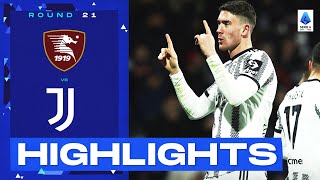 SalernitanaJuventus 03  Vlahovic hits brace in routine win Goals amp Highlights  Serie A 202223 [upl. by Marjory458]