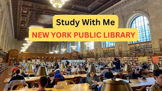 Study with me at New York Public Library [upl. by Ynot968]