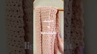 Crochet Seed Stitch Shawl  The Crochet Shimmer Wrap crochet crochetpattern [upl. by Hettie273]