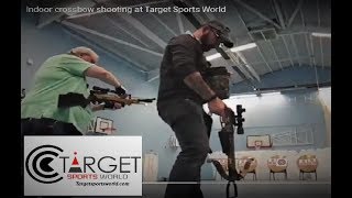 Indoor crossbow shooting at Target Sports World [upl. by Saffian929]