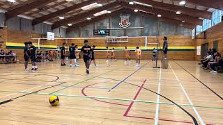 Auckland grammar vs Manurewa 1st set cuts off [upl. by Garv]