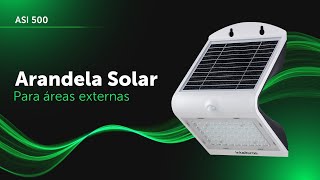 Conheça a ASI 500 arandela solar integrada da Intelbras [upl. by Verbenia]