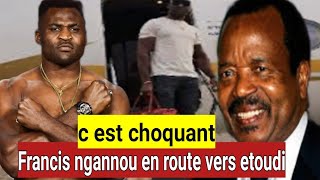 Jet privé  Francis Ngannou arrive au Cameroun [upl. by Bautista907]