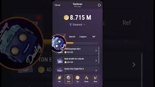 TON ecosystem make 5000 per a month how to farm 1 million coins in tapswap tapswap codes  Today [upl. by Asuncion925]