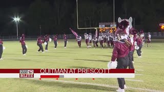 PLAYOFFS WEEK 1 PRESCOTT COMES UP BIG OVER QUITMAN [upl. by Zaragoza681]