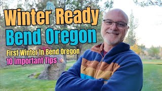 10 Tips For Your First Winter In Bend Oregon [upl. by Kucik937]