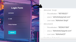 Connect Firebase Database to Html Form using JavaScript  How To Save Data In Firebase JavaScript [upl. by Adelaide411]