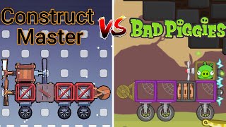 Bad Piggies Vs Construct Master [upl. by O'Grady]