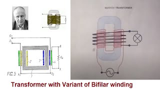 Transformer with Variant of Bifilar Winding Schematics and Testing  Free Energy [upl. by Narra445]