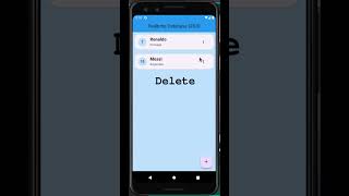 Flutter Firebase Realtime Database CRUD  Flutter Firebase CRUD shorts flutter [upl. by Einaeg]