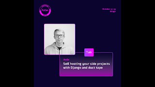 Self hosting your side projects with Django and duct tape [upl. by Pawsner]