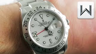 Rolex Explorer II Polar 40mm Tritium Dial 16570 Luxury Watch Review [upl. by Smart]