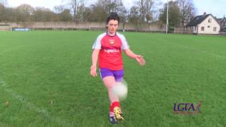 Ladies Gaelic Football Skills  The Solo [upl. by Eceinhoj]