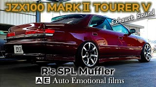 JZX100 MARK2 TourerV Exhaust Sound  Rs SPL 60φ→763φ Full Dual Muffler  マーク2 ツアラーV 1JZGTE  4K [upl. by Adnilg]