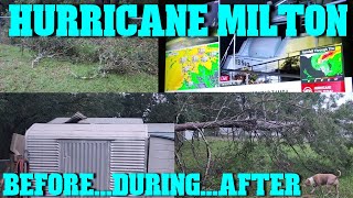 Hurricane MiltonBeforeDuringAfter [upl. by Annaerda]