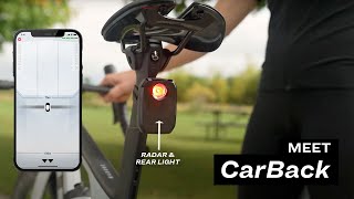 Trek CarBack Radar Rear Bike Light  Know whats coming [upl. by Goth940]