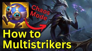 How to Beat Tockers Trials With Multistrikers Chaos Mode  Teamfight Tactics [upl. by Peedus]