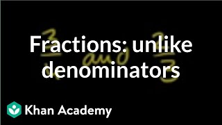 Comparing fractions with different denominators  Fractions  PreAlgebra  Khan Academy [upl. by Acisset]