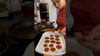 Gud ki candy banane mai gadbad ho gyi🤦‍♀️ delhiist coughrelief cooking recipe homemade shorts [upl. by Rorie236]