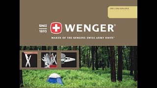 Wenger Swiss Army Knife Catalog 2005  2006 [upl. by Scarlet625]