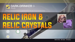 Destiny Fastest way to farm Relic Iron amp Relic Crystal [upl. by Idnak]