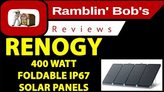 RENOGY 400 Watt Foldable Portable Solar Panel IP67 Rating 5 Year Warranty [upl. by Hallsy146]