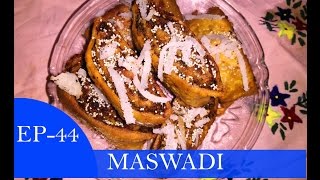 MASWADI  THAPI WADI I Patwadi  Savory Besan Fudge [upl. by Carmelo763]