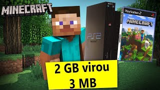 O Port Impossível de Minecraft do PS2 de 3 MB com gráficos incríveis 2 GB virou 3 MB [upl. by Aisiat]