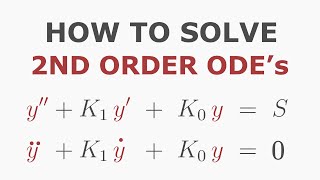 How to Solve Linear 2nd Order ODE [upl. by Llezniuq]