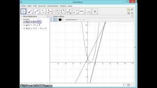 COMO DESCARGAR GEOGEBRA Y GRAFICAR FUNCIONES LINEALES Y CUADRÁTICAS [upl. by Eisned]