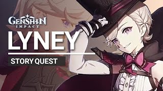 Lyney Story Quest HD Complete  The Forgotten Thief Felis Fuscus Chapter Act I  Genshin Impact 40 [upl. by Aiceila]