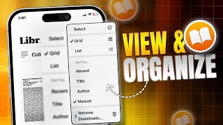 How to View amp Organize Your Library on Apple Books  Quick Guide to the iPhone Books App [upl. by Bravar]