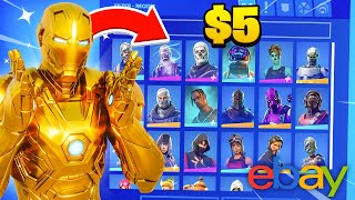 I Bought a 179 OG Fortnite Accounts On EBAY RARE SKINS [upl. by Annibo]