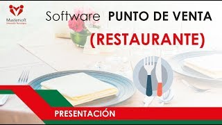 Software de Ventas y Facturación Restaurantes Mastersoftbo [upl. by Kelby]