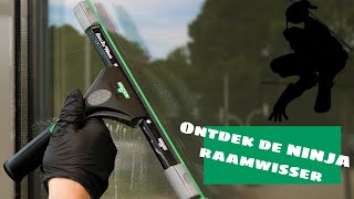 De ErgoTec Ninja raamwisser de beste raamwisser voor glazenwassers [upl. by Akinyt]