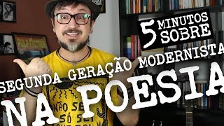 5 Minutos sobre Segunda Geração Modernista na Poesia [upl. by Waller]