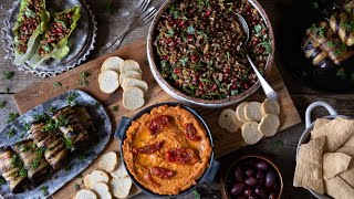 3 Easy Vegan Holiday Appetisers GlutenFree [upl. by Schulman]