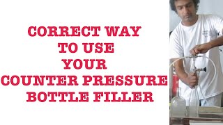 The correct method to use your counter pressure bottle filler [upl. by Anez983]