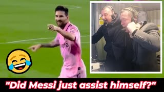 TV Commentators Reactions to Messi goal vs NY Red Bulls [upl. by Waers748]