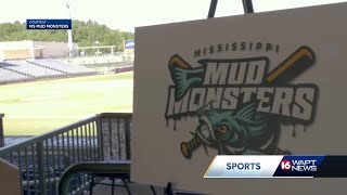 Mississippi Mud Monsters unveil new logo [upl. by Anitsuga]