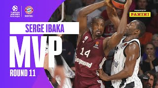 Serge Ibaka  RS Round 11 MVP  202324 Turkish Airlines EuroLeague [upl. by Cima]