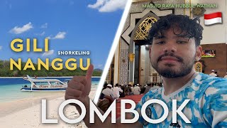 LOMBOK VLOG 🏝️  Snorkeling sur les îles Visite de la Grande Mosquée de Mataram Jetski  5 🇮🇩 [upl. by Aiuqes534]