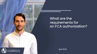 Unlocking the mystery fca authorization requirements demystified [upl. by Yadrahc]