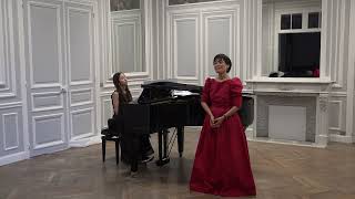 À Chloris Reynaldo Hahn 18741947 soprano Pia Moon piano Inhyang Ri [upl. by Aihsercal]