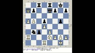 Portisch Lajos vs Keller Dieter  Moscow Chess Olympiad Final A 1956 Russia [upl. by Ayela]