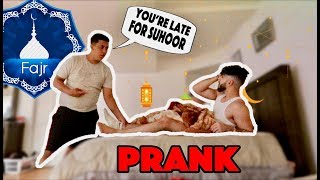 He Woke Me Up Late For Suhoor RAMADAN PRANK [upl. by Welsh]