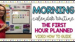 Morning Calendar Routine in a SelfContained Special Ed Classroom [upl. by Nylodnarb]