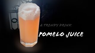 Pomelo Juice  Babloos Naranga Juice Pomelo Recipe How To Make Pomelo Juice A Trendy Drink [upl. by Aliled]